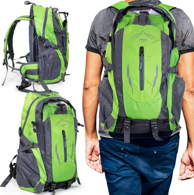 Produktbild von Trekkingrucksack 40 L wanderrucksack Herren Damen rucksack wasserdicht für Camping Wandern Grün