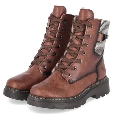 Produktbild von Rieker Damen Winterboots Braun Synthetik Größe: 41