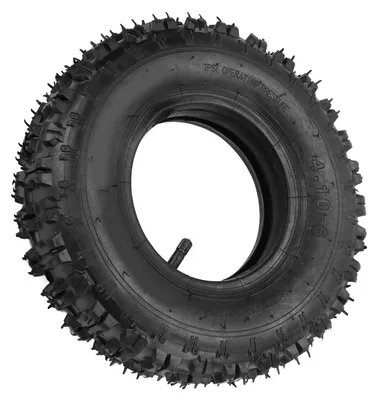 Produktbild von Außenreifen 4.10-6 - Dickeres Gummi - Innenreifen - ATV/Schlitten - Mini-Quad - Stoßdämpfendes Material - Reifen