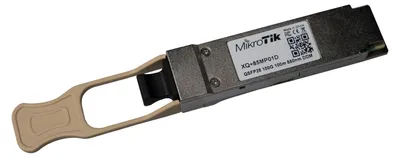 Produktbild von Mikrotik XQ+85MP01D, Faseroptik, 100000 Mbit/s, QSFP28, MTP/MPO, 100 m, 850 nm