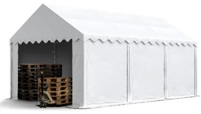 Zdjęcie produktu dla TOOLPORT Namiot magazynowy 3x6 m PVC 700 N biały wodoodporn