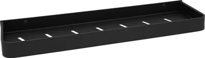Produktbild von QUVIO Badregal - Badregal - Wandregal - Wandmontage - Metall - Schwarz - 50 cm