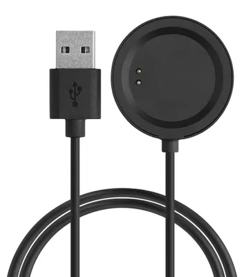 Produktbild von kwmobile Smartwatch Ladekabel für OnePlus Watch W301GB USB Ladekabel für Smartwatch - Smart Watch Aufladekabel - Fitnesstracker Ersatzkabel - Schwarz