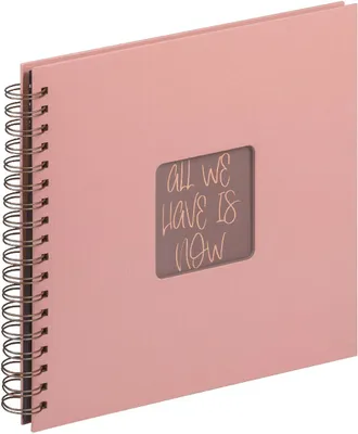 Immagine prodotto di Album a spirale Walther Fun Peach Fuzz 26x25 cm, 40 pagine, nero