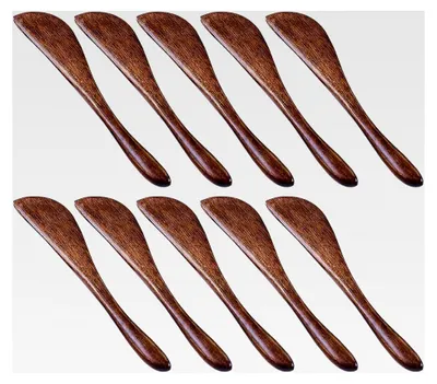 Produktbild von 10er Set Buttermesser aus 15 cm Spatel, Käsemesser und Marmeladenlöffel, Erdnussbutterverteiler, Gelee- und Käseaufstrich, praktische Küchenutensilien