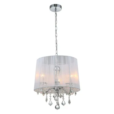Zdjęcie produktu dla Żyrandol Italux Cornelia z kryształkami chrom MDM-2572/3 W