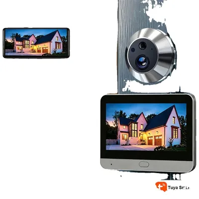 Produktbild von Digitaler Türspion, Bewegungserkennung, Smart Home-kompatibel, Türklingel Kamera