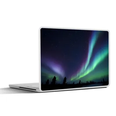 Produktbild von MuchoWow® Laptop Aufkleber Sticker Cover Nordlichter - Park - Kanada 30x22 cm - Laptop-Sticker
