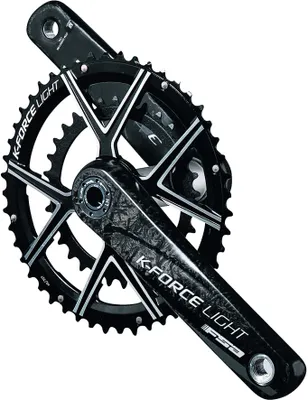 Produktbild von FSA Kurbelgarnitur K-Force Light Road Modular 170 mm Schwarz - leichte High-E...