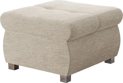 Produktbild von MIRJAN24 Polsterhocker Orkan Klein, Moderne Sitzhocker vom Hersteller, Holzkonstruktion, 60x60x39 cm (Farbe: Nazar 225.02)