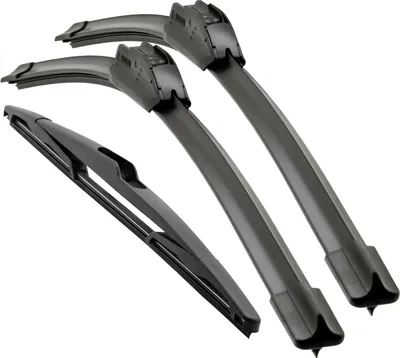 Produktbild von Front- und Heckscheibenwischer Set für Dacia Duster  03|2010-11|2014 Flachbalken