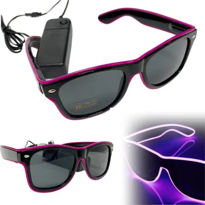 Produktbild von Leuchtende LED Partybrille Silvester lustige Sonnenbrille