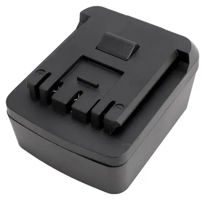 Produktbild von Akkuadapter für Elektrowerkzeuge: Adapter von 18-V-Lithium-Ionen-Akku auf Akku-Werkzeug, aus ABS-Kunststoff