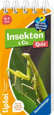 Produktbild von Ravensburger Buch tiptoi Wieso? Weshalb? Warum? Quiz Insekten & Co. 49312