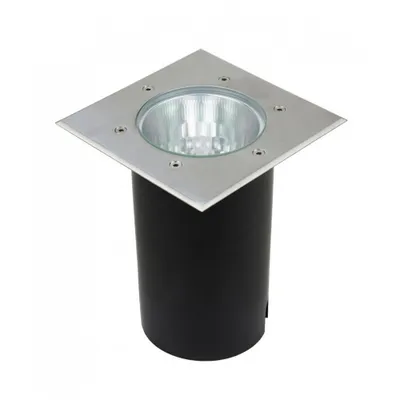 Zdjęcie produktu dla Duża Lampa najazdowa 18 cm kwadratowa 1xE27 stal nierdzewna IP67 SU-MA Pabla M4030
