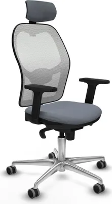 Immagine prodotto di Sedia da ufficio con poggiatesta Piqueras y Crespo 2D086G2 Grigio