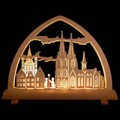 Produktbild von Schwibbogen Kölner Dom (34x26cm) von Schlick & Türk