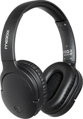Produktbild von MOODIX Bluetooth On-Ear-Kopfhörer, Bluetooth-Kopfhörer mit Mikrofon, kabellose Over-Ear-Kopfhörer, 18 Stunden Spielzeit, Freisprechmikrofon & Sprachassistent, leichtes Gehäuse, schwarz