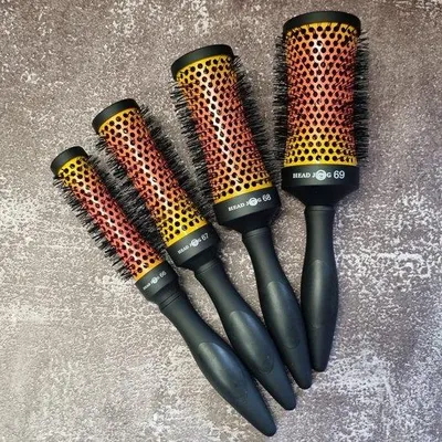 Obrázek produktu pro Keramický kartáč na fénování pro styling a rovnání vlasů, 68 mm, kartáč na kudrny