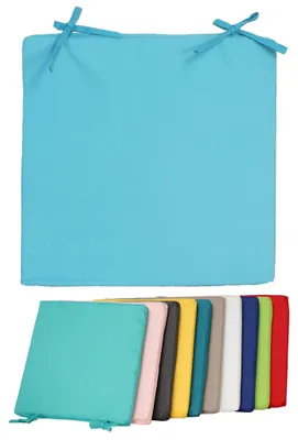 Produktbild von JACK Outdoor Stuhlkissen 40x40cm Lounge Kissen Wasserfest Sitzkissen Garten Lotus Effekt, Farbe:Hellblau