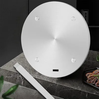 Obrázok produktu pre Rozdeľovač plameňa na sporák (plynový alebo indukčný), priemer 24 cm, s odnímateľnou rukoväťou