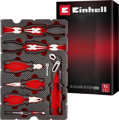 Produktbild von EINHELL E-Case-Einleger Zangen, 370522, 9-teilig