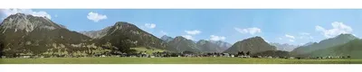Produktbild von Faller 180516 - H0 / TT / N Modellhintergrund Oberstdorf - Neu