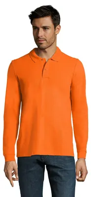 Immagine prodotto di SOLS - Polo "Perfect" da uomo a maniche lunghe LT1753 (L) (arancione)