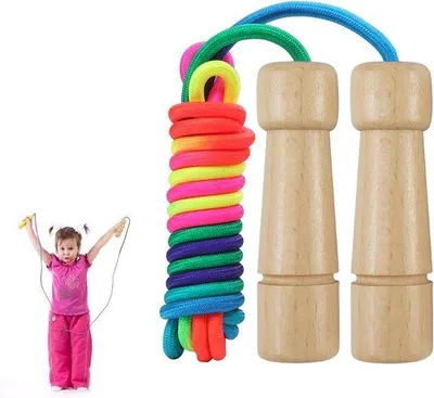 Produktbild von Verstellbares Springseil 260 cm für Kinder und Erwachsene Fitness