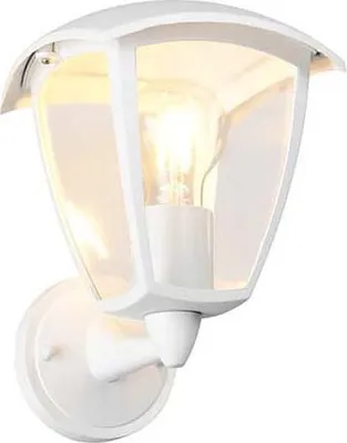 Obrázek produktu pro Venkovní nástěnné svítidlo, hliník, bílé, patice E27, IP44, V 24cm