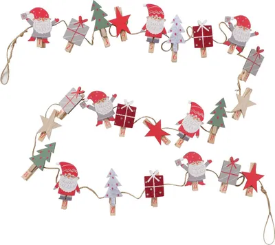Produktbild von Adventskalender mit Klammern MONTI