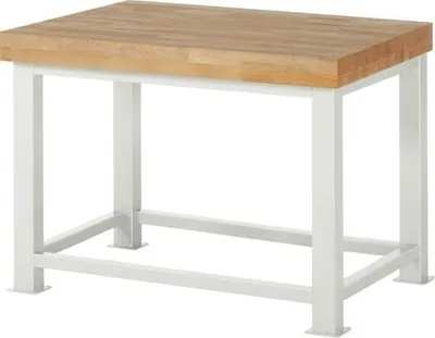 Produktbild von Arbeitstisch - 900 x 1.250 x 900 mm (HxBxT) - Traglast 4.500 kg - Buche