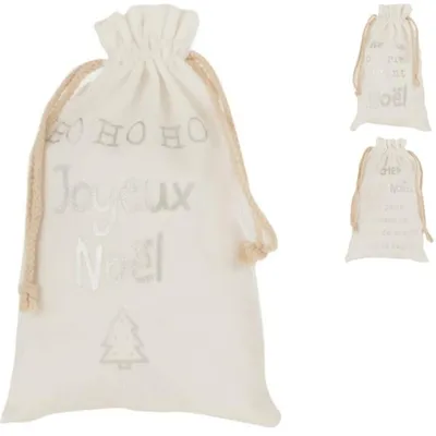Produktbild von J-line Französische Weihnachtstasche 28 cm, 3-fach sortiert