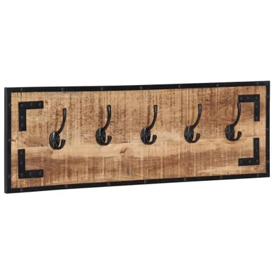 Immagine prodotto di vidaXL Armadi 2 pezzi 80x8x25 cm Legno massiccio grezzo mango