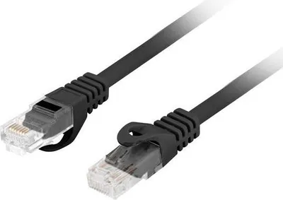 Produktbild von LANBERG PATCHKABEL CAT.6 UTP LSZH CU 0,25m FLUKE ZERT. schw.