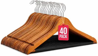 Imagen del producto de Perchas de madera antideslizantes