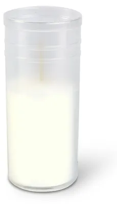 Immagine prodotto di 10 inserti per candele a forma di "V" – diametro 4,8 cm – colore: bianco, confezione da 26 pezzi