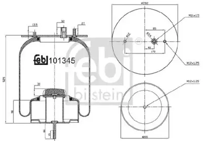 Image de Soufflet de suspension, suspension pneumatique