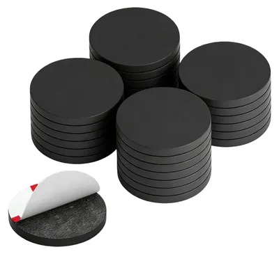 Productafbeelding van Zelfklevende ronde magneten - 30 stuks - 30 x 2 mm