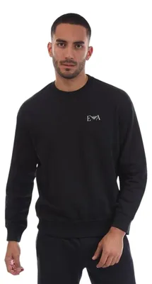Produktbild von Emporio Armani EA7 - Sweatshirt für Herren, gerippt, Langärmlig GT21674 (L) (Dunkles Marineblau)