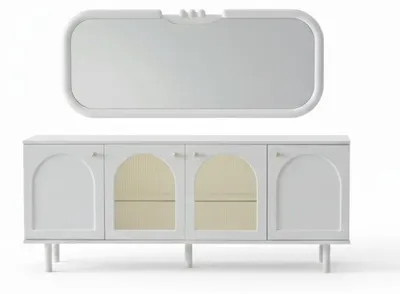 Produktbild von Размеры Elegantes Sideboard mit Spiegel im modernen Design