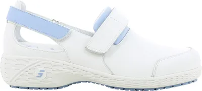 Produktbild von Safety Jogger SAMANTHA OB weiß/blau, Gr. 41, Damenschuh für Gastronomie, Lebensmittel, Medizin und Gesundheitswesen, Reinigung
