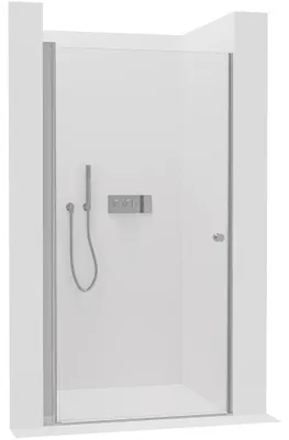 Immagine prodotto di Porta doccia a battente Antelo, sinistra/destra - 6 mm - cromo, vetro trasparente - 65x190 cm