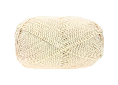Produktbild von Lana Grossa MEILENWEIT 100 g MERINO EXTRAFINE weiche 4-fach Merino-Sockenwolle 420 m Farbe 2425 - Hellbeige