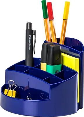 Produktbild von HAN Rondo, Blau, Kunststoff, 140 mm, 140 mm, 109 mm, 4 Stück(e)