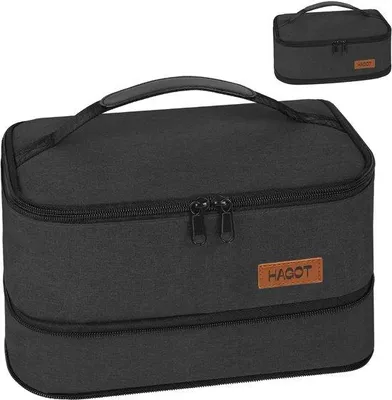 Produktbild von Isolierende Picknicktas 7,5L, Opvouwbare, Draagbare, Geïsoleerde Lunchbox, Zwart