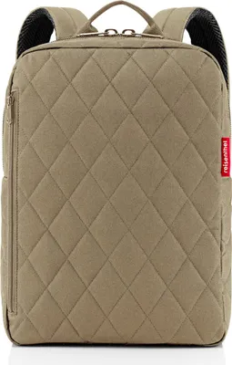 Produktbild von reisenthel classic backpack M, Rucksack, Tragetasche, Rhombus Olive, 13 L, CJ5046