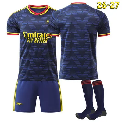 Immagine prodotto di No name no number Maglia da calcio da trasferta dell'Arsenal 26-27 per bambini e adulti TAGLIA:L