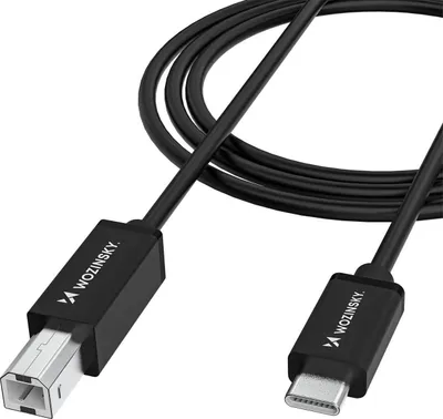 Immagine prodotto di Cavo Wozinsky Wkddy1S USB-B - USB-C 1 m - Nero