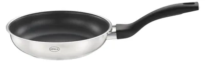 Bratpfanne Ø 20 cm, Edelstahl, Antihaftbeschichtung, Induktion